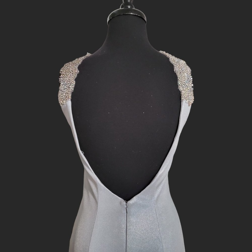 Vienna Prom Halter Bodycon Short Dress - Picture 7 of 8